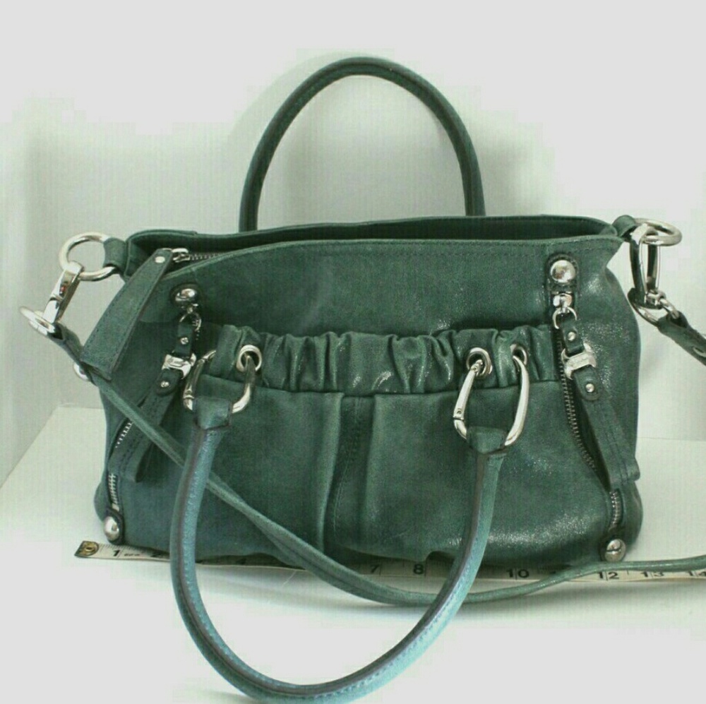 B.Makowsky leather shoulder bag/handbag - Picture 3 of 6